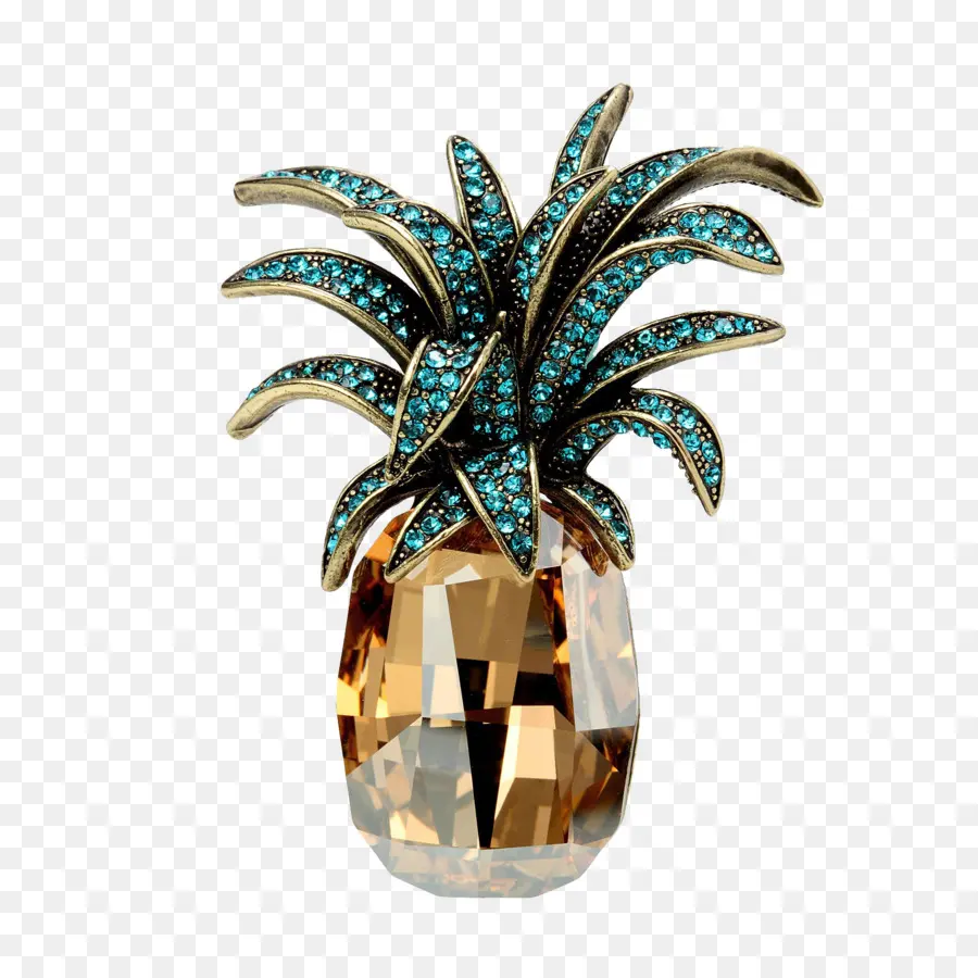 Piña，Azul PNG