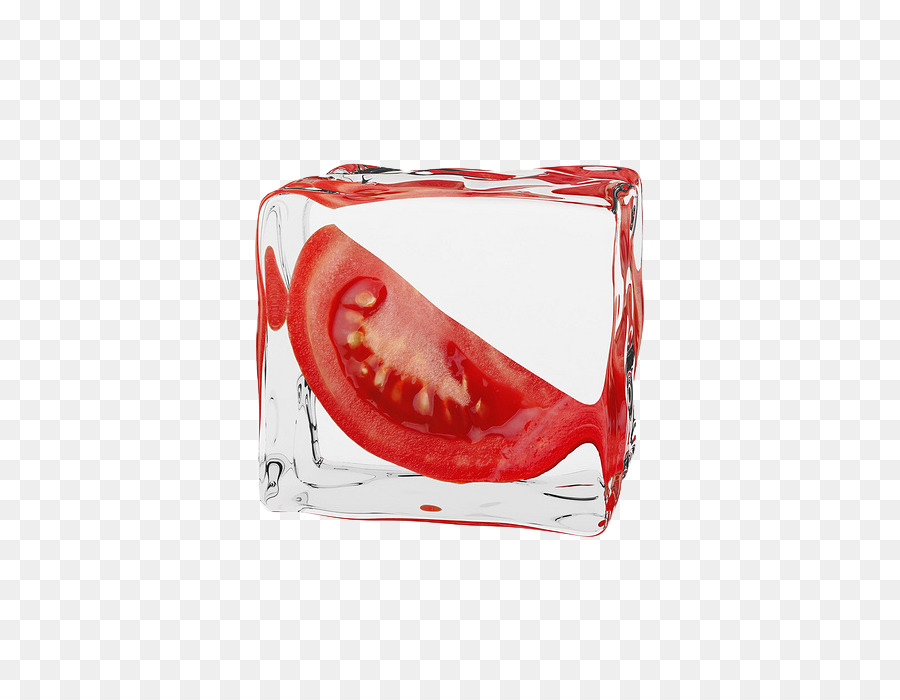 Tomate En Cubitos De Hielo，Congelado PNG