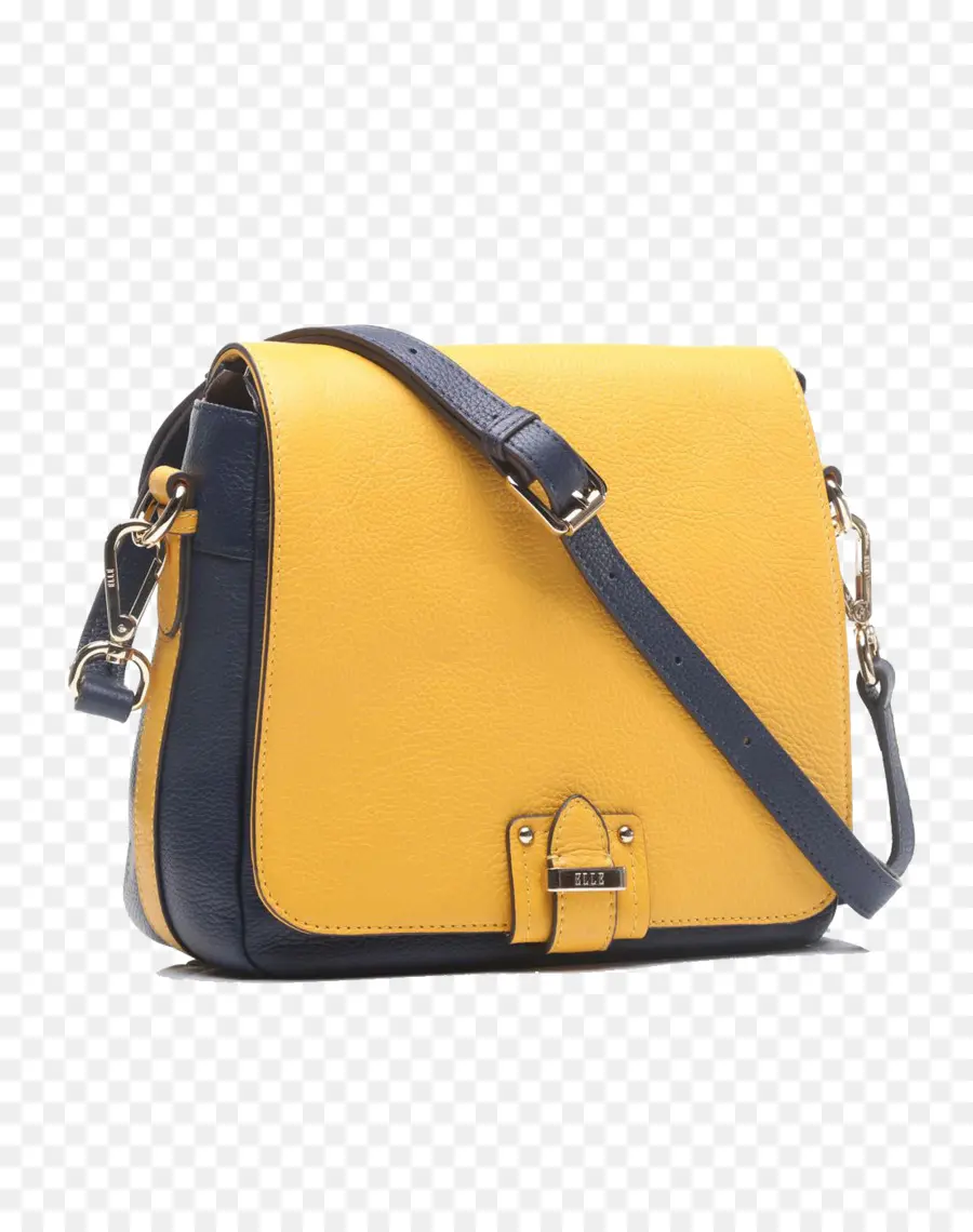 Bolso Amarillo Y Azul，Moda PNG