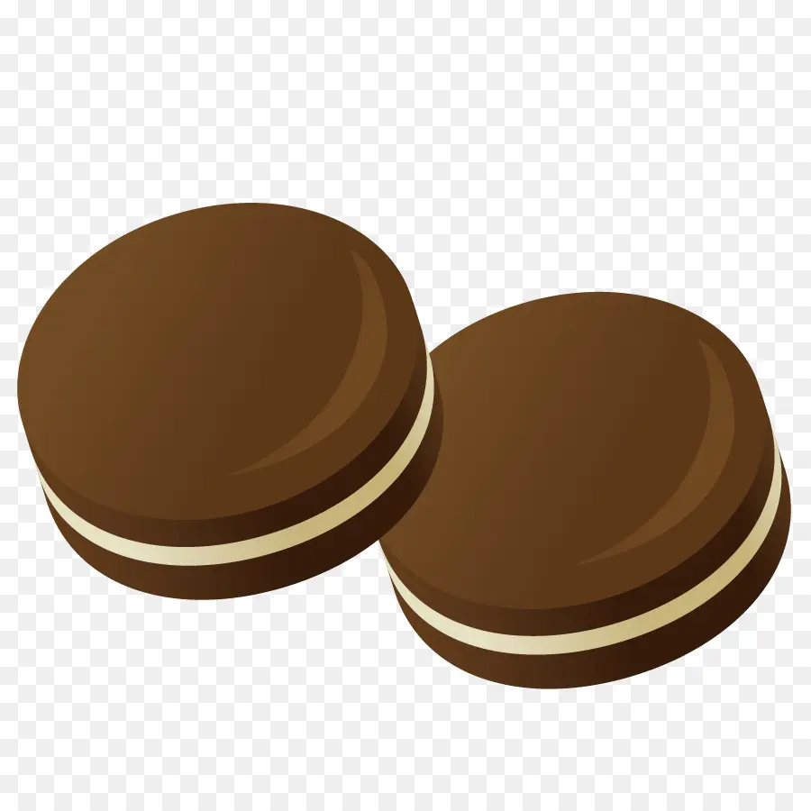 Galletas De Chocolate，Relleno De Crema PNG