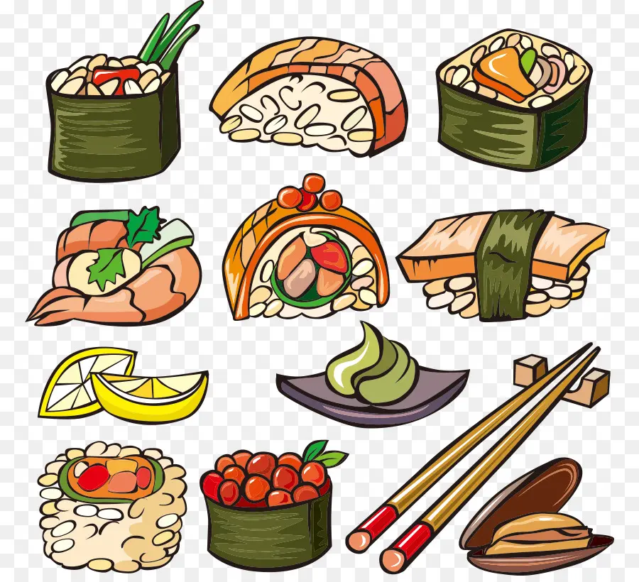 Sushi，Cocina Japonesa PNG