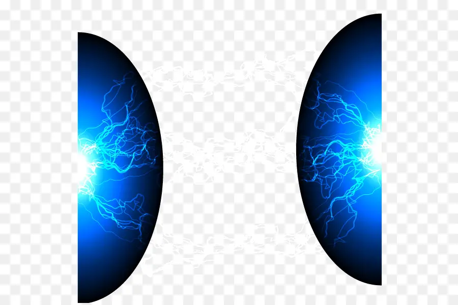 Electricidad，Azul PNG