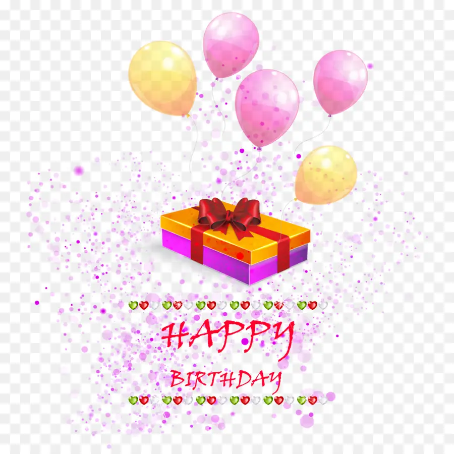 Regalo De Cumpleaños，Globos PNG