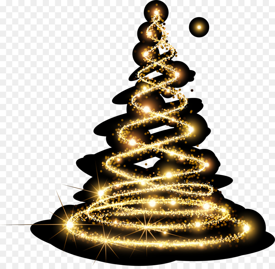 Árbol De Navidad Brillante，Navidad PNG