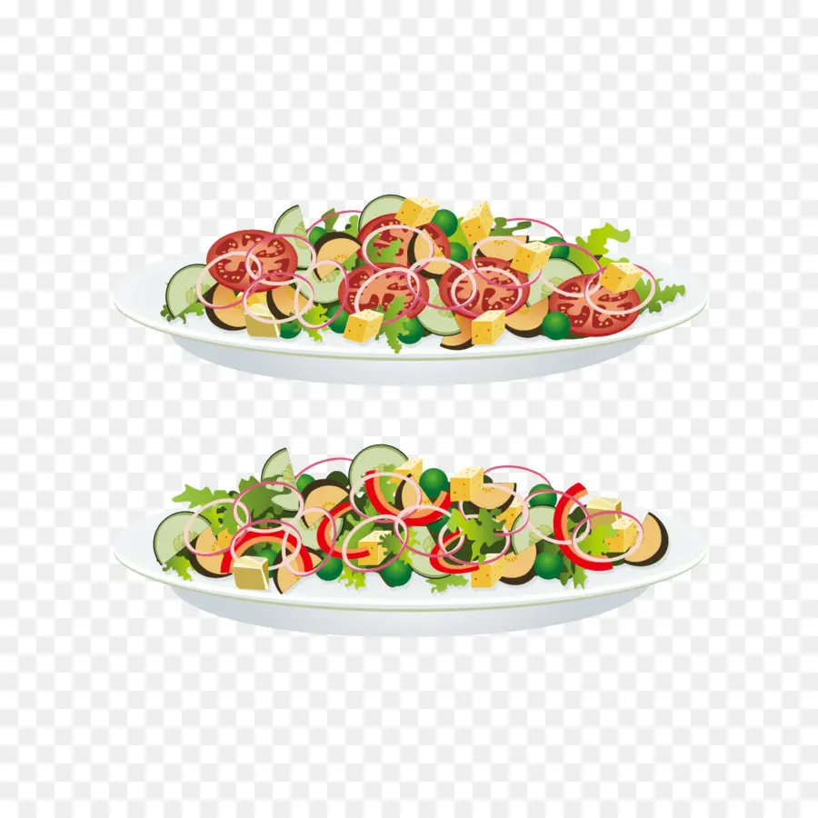 Platos De Ensalada，Tomate PNG