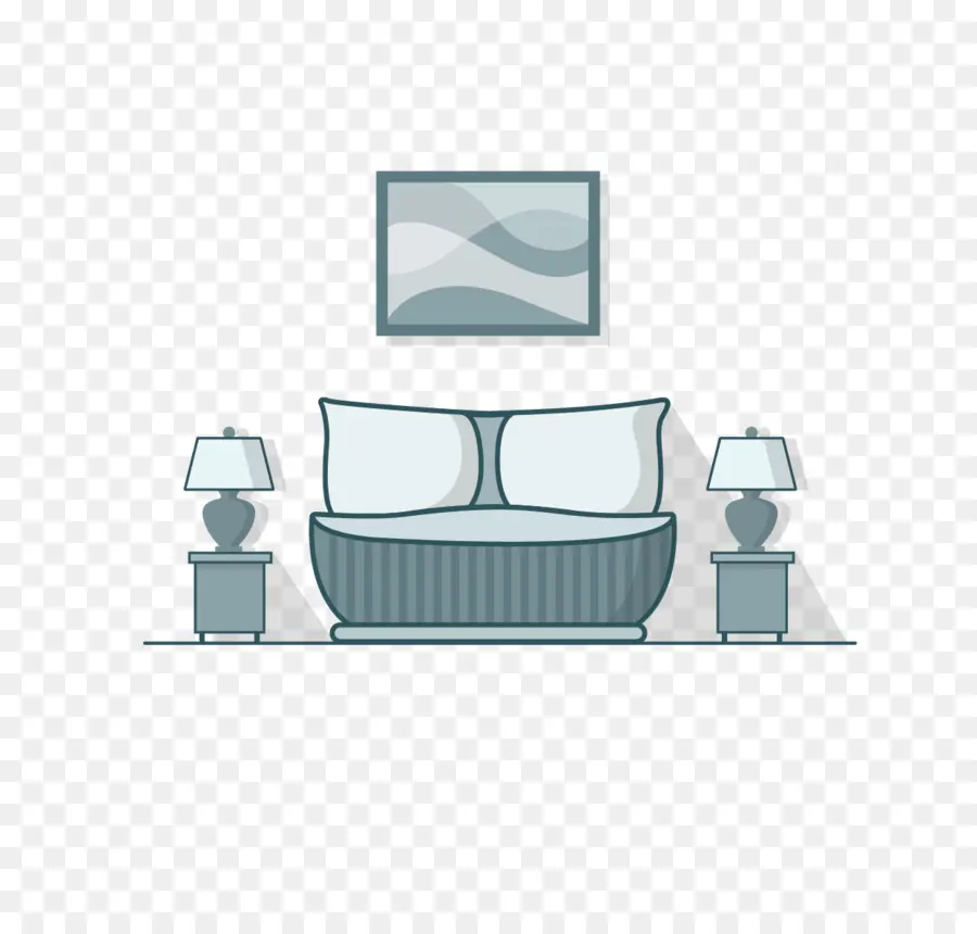 Dormitorio，Cama PNG