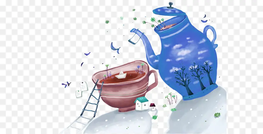 Té，Tetera PNG