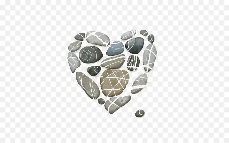 Corazón De Piedras，Guijarros PNG