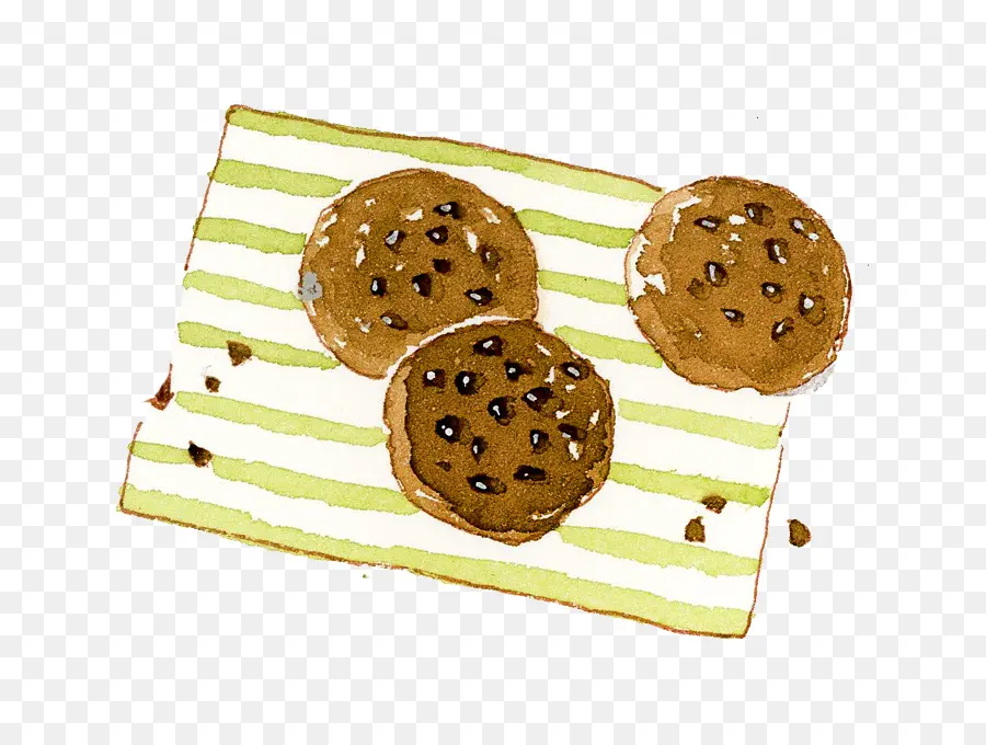 Cookie，Galletas De Chispas De Chocolate PNG