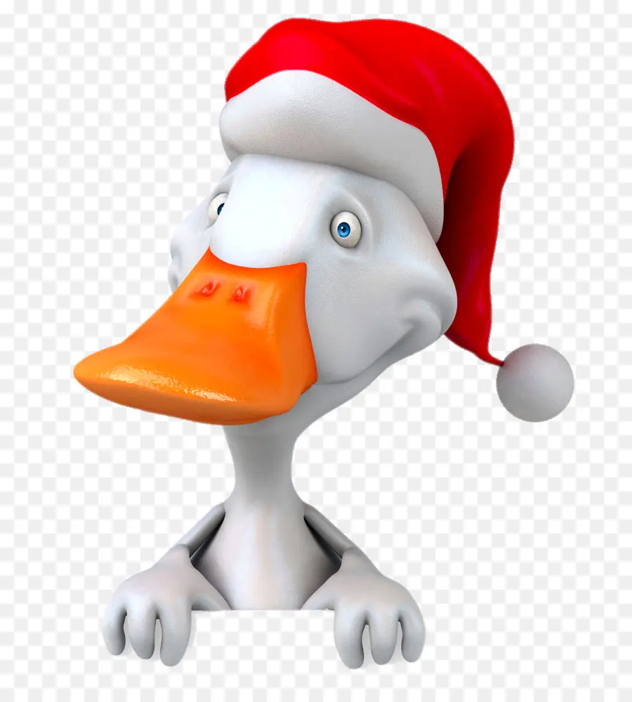 Pato，Gorro De Papá Noel PNG