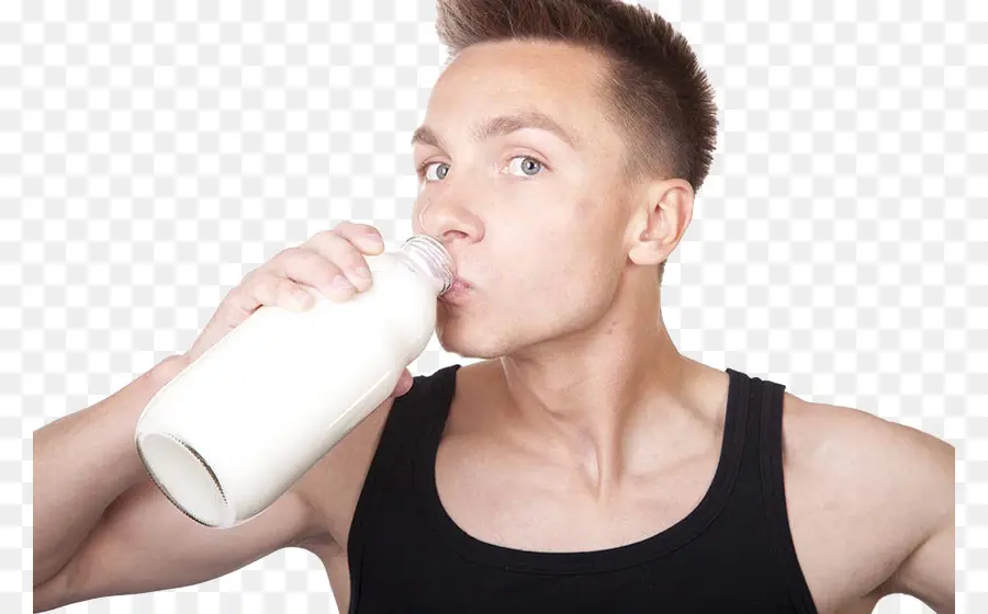 Hombre Bebiendo Leche，Beber PNG