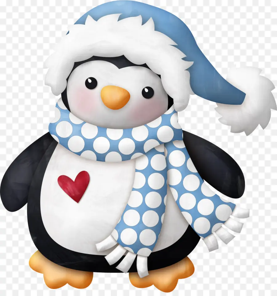 Pingüino，Navidad PNG