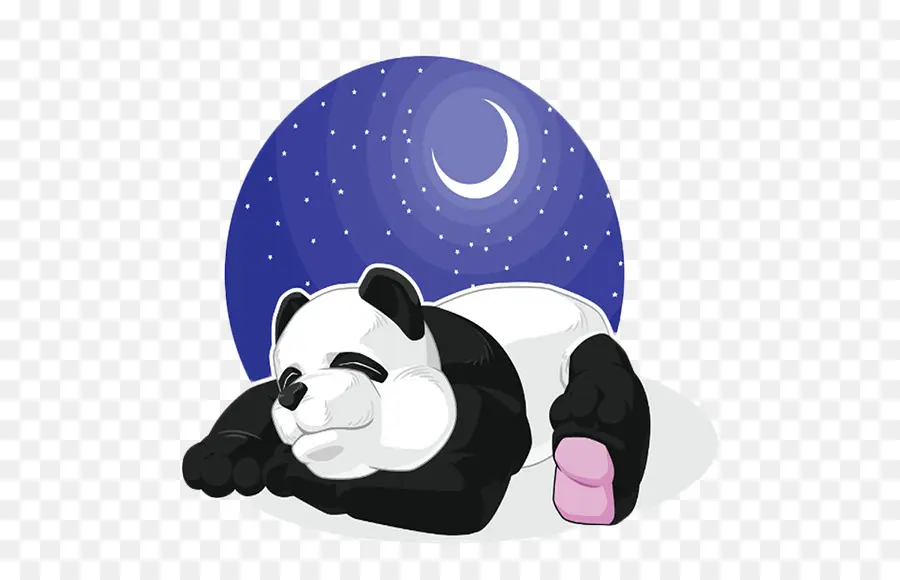 Panda Durmiente，Luna PNG