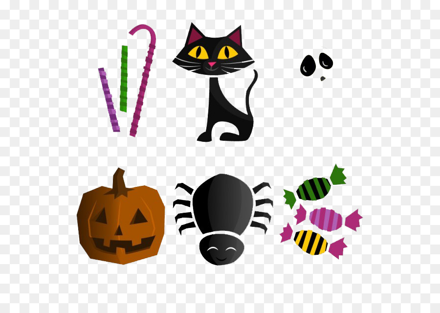 Iconos De Halloween，Calabaza PNG