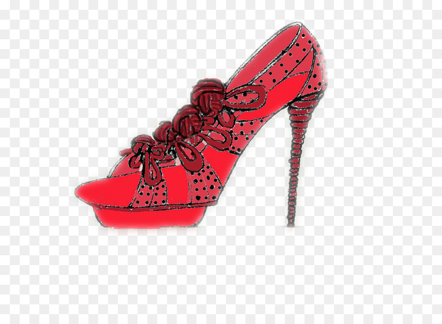 Rojo，Highheeled Calzado PNG