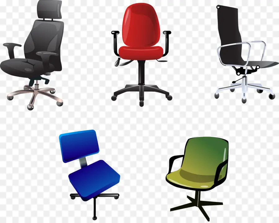 Silla De Oficina，Silla PNG