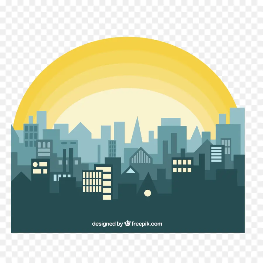 Paisaje Urbano，Atardecer PNG