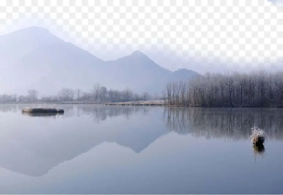 Lago，Montañas PNG