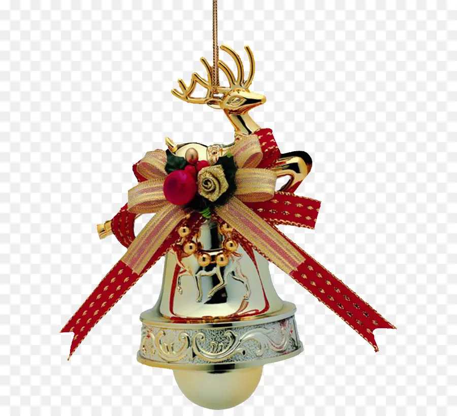 Campana De Navidad，Reno PNG