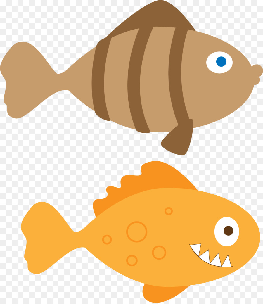 Los Peces，De Dibujos Animados PNG