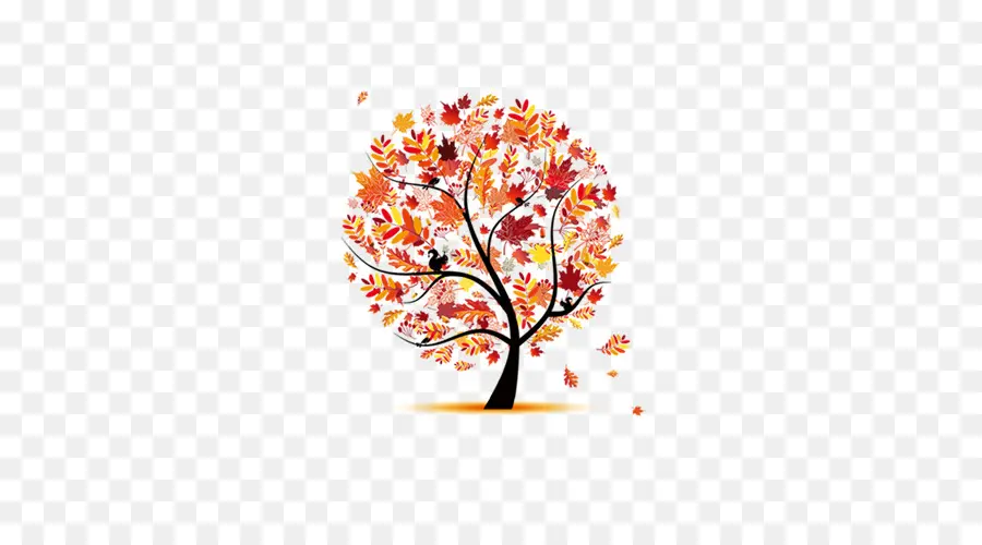 árbol De Otoño，Hojas PNG