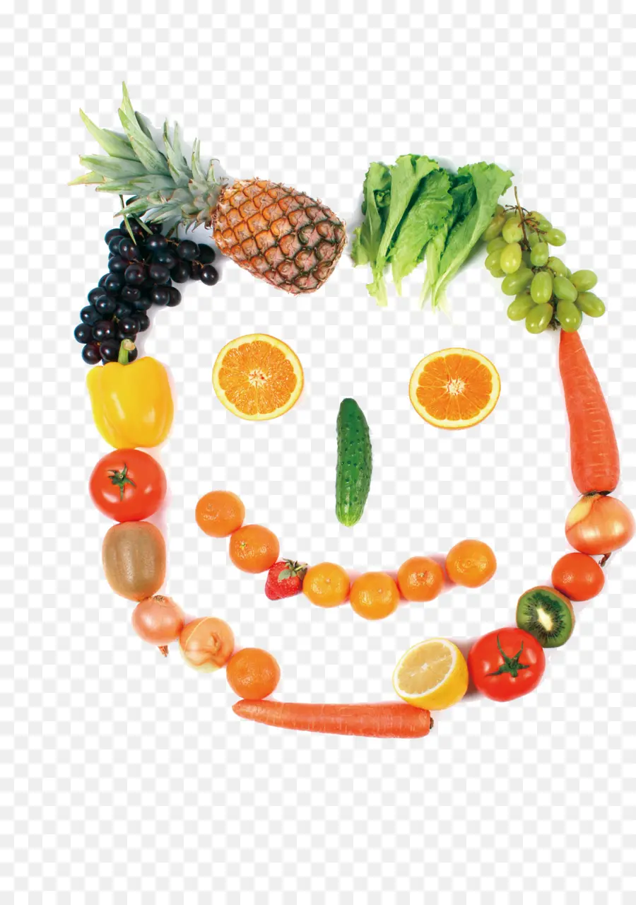 Cara De Fruta，Verduras PNG