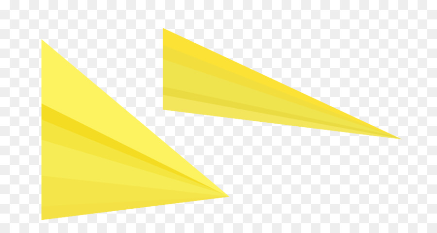 Aviones De Papel Amarillo，Origami PNG