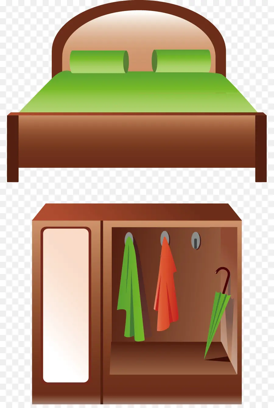 Cama Y Armario，Ropa PNG