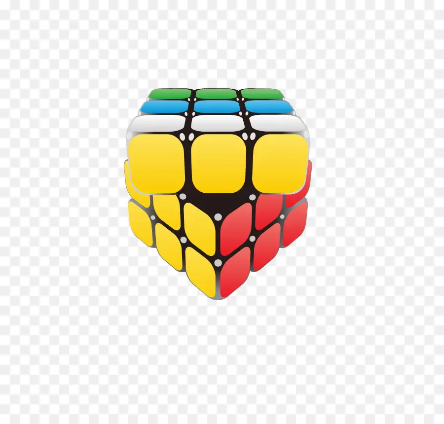 Cubo De Rubik，Vistoso PNG