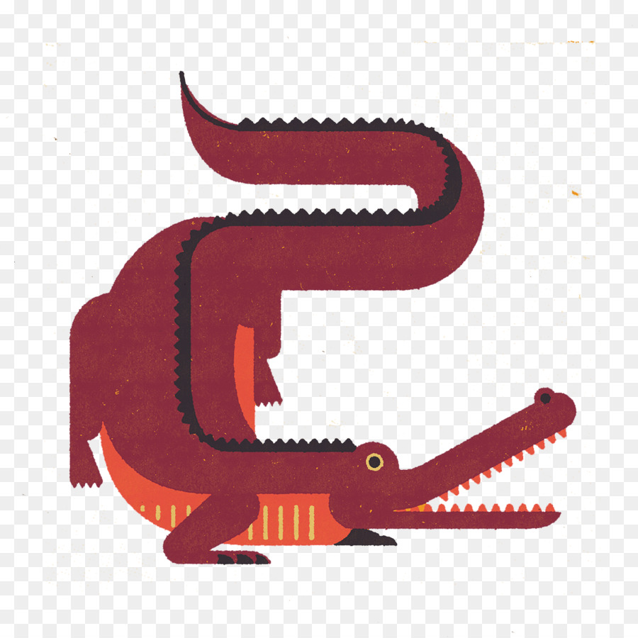 Cocodrilo，Rojo PNG