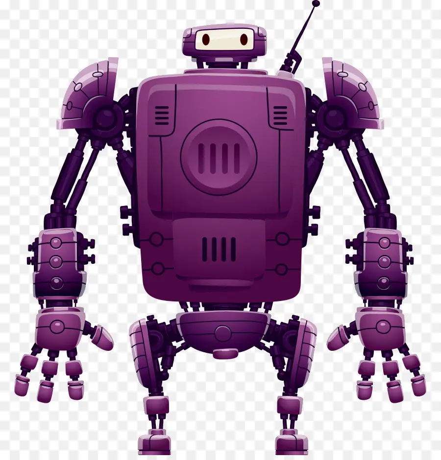 Robot，Púrpura PNG