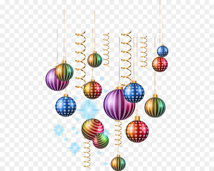 Adornos Navideños Coloridos，Chucherías PNG