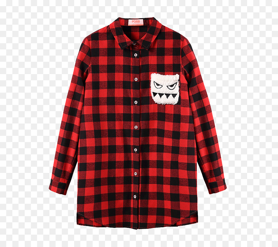 Camisa A Cuadros，Rojo PNG