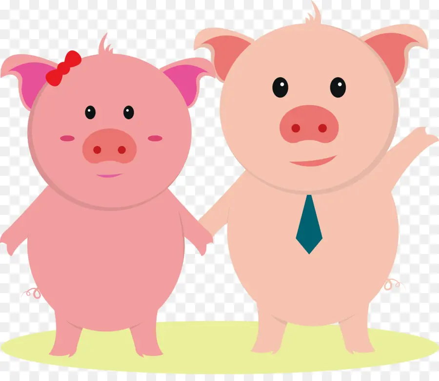 Cerdo Doméstico，De Dibujos Animados PNG