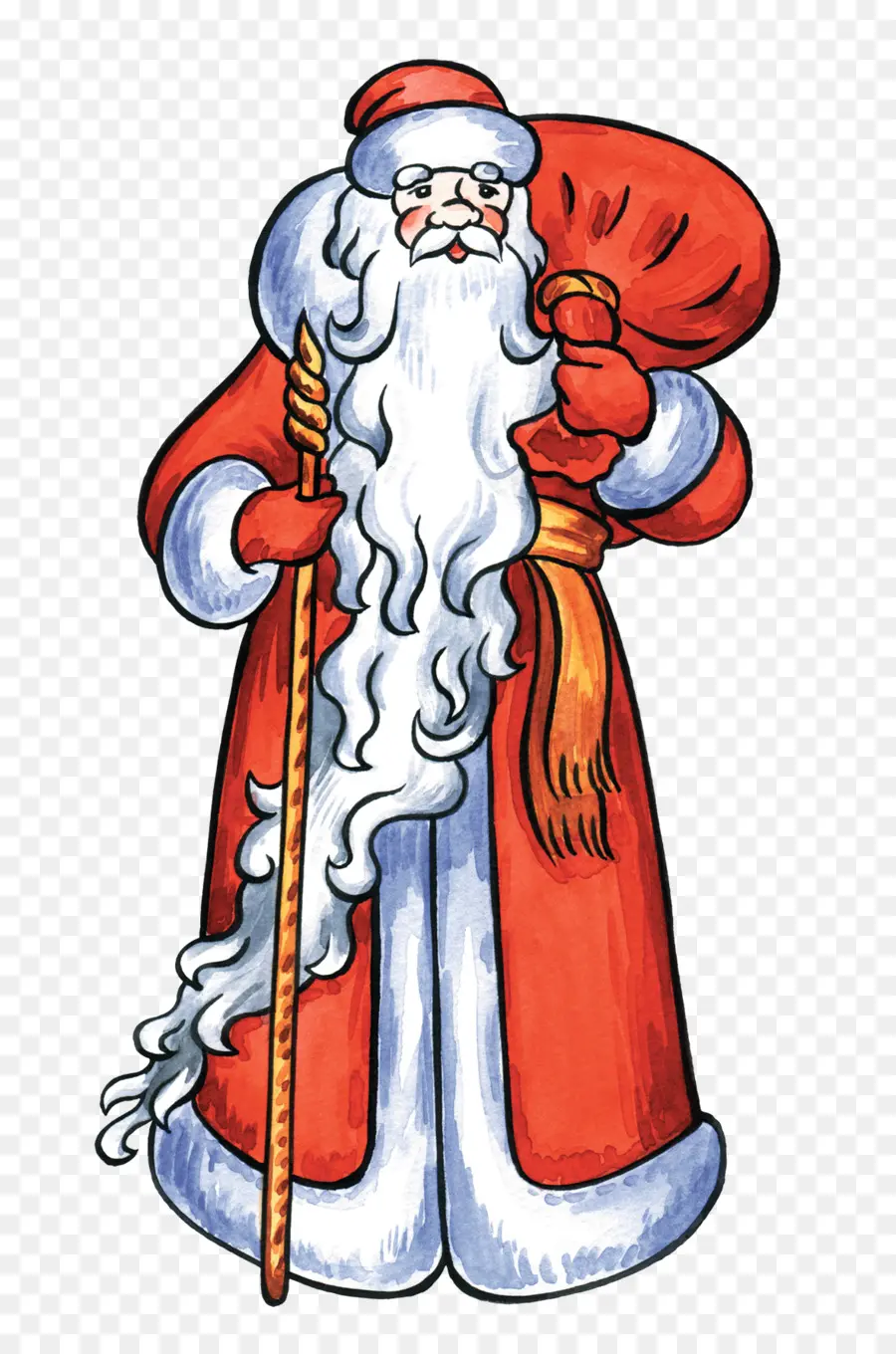 Ded Moroz，Snegurochka PNG