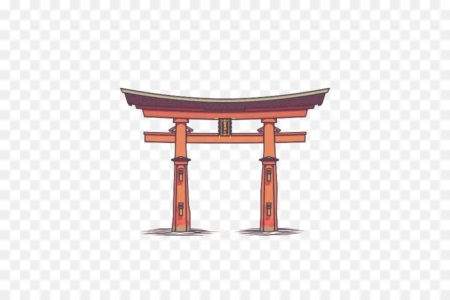 Puerta Torii，Japonés PNG