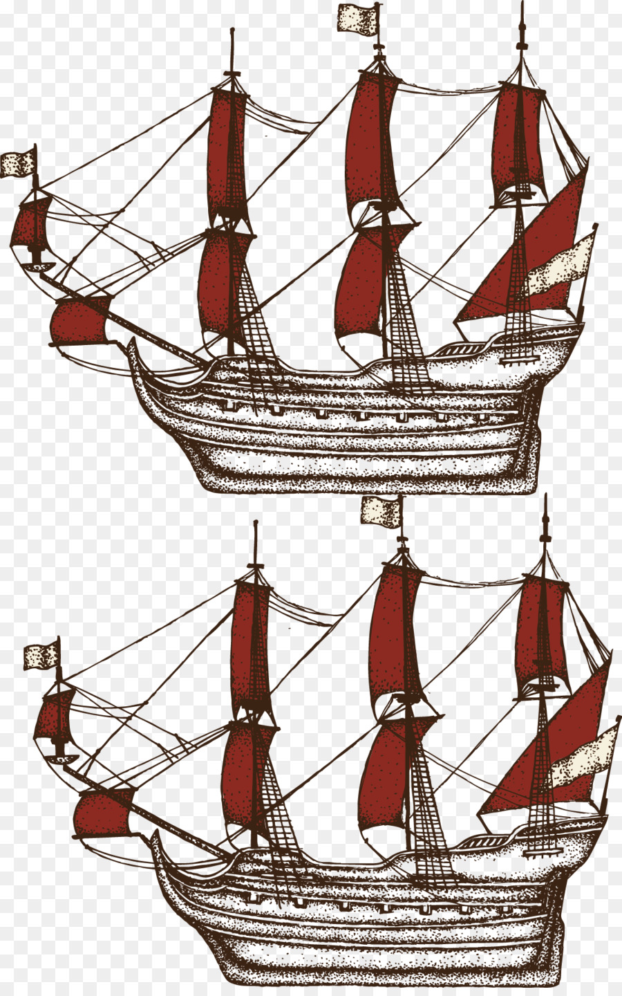 Dibujo，Velero PNG