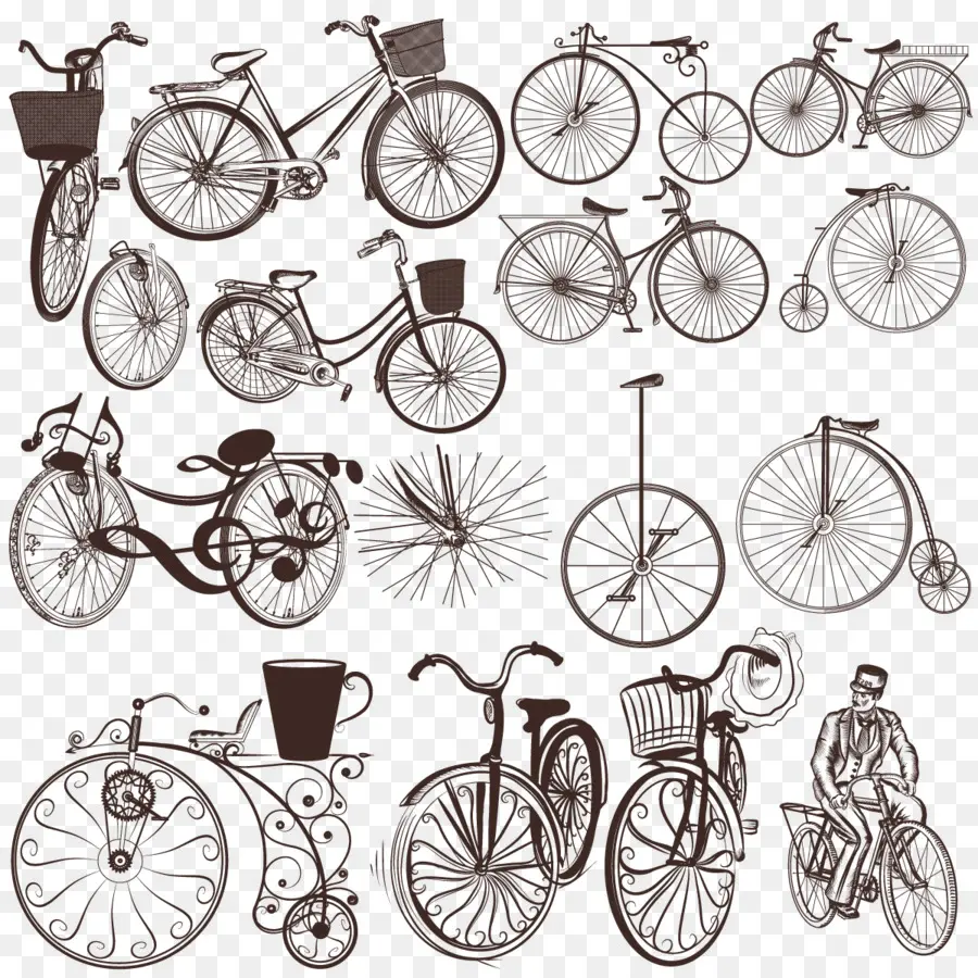 Bicicletas Antiguas，Antiguo PNG