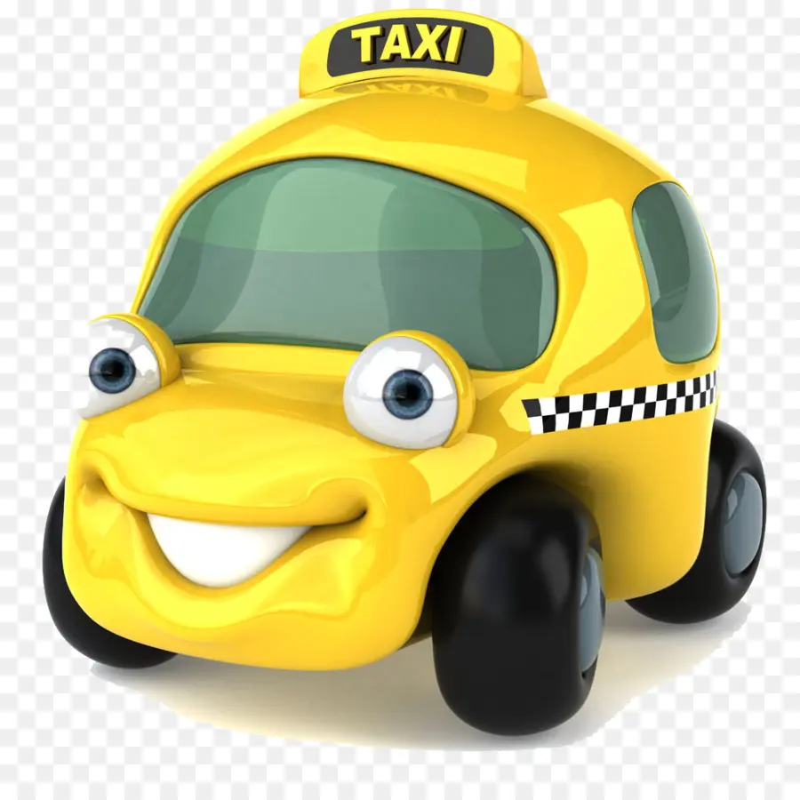 Taxi Amarillo，Auto PNG