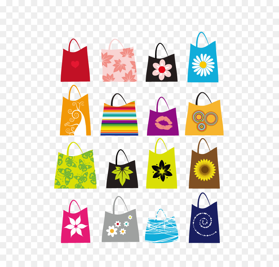 Bolsas De Compras，Vistoso PNG