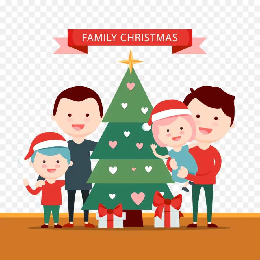 Árbol De Navidad，Familia PNG