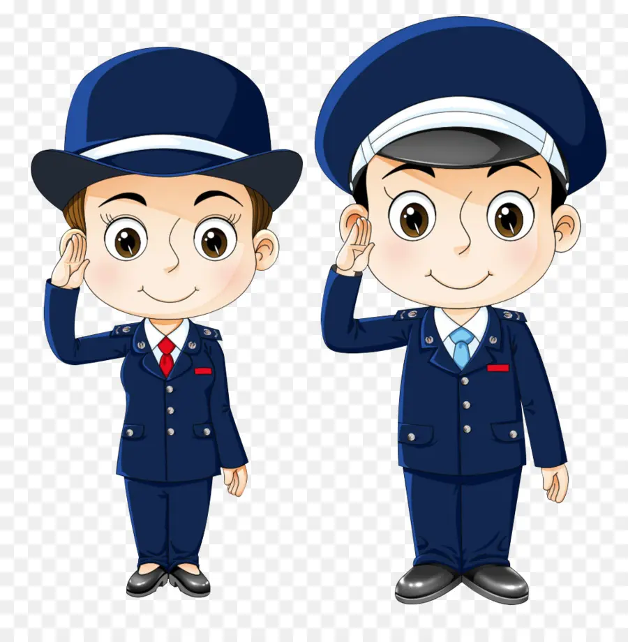 Oficial De Policía，De Dibujos Animados PNG