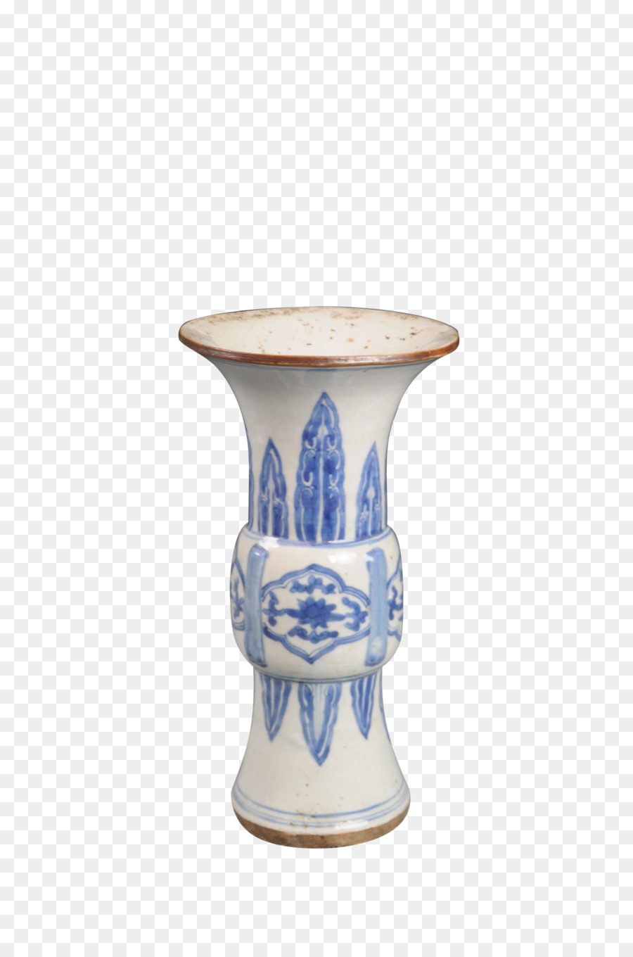 De La Dinastía Qing，Azul Y Blanco De Cerámica PNG