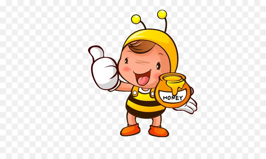 Disfraz De Abeja，Miel PNG