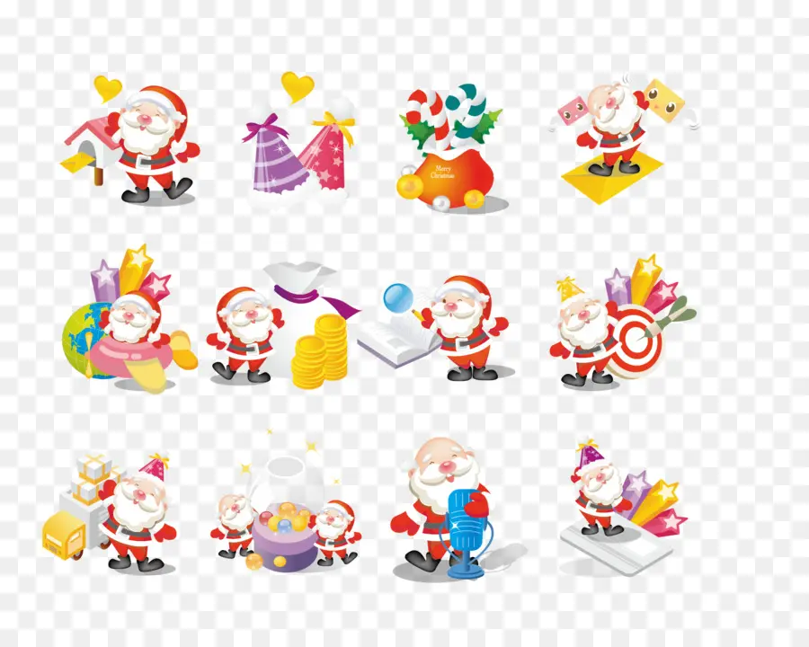 Santa Claus，La Navidad PNG