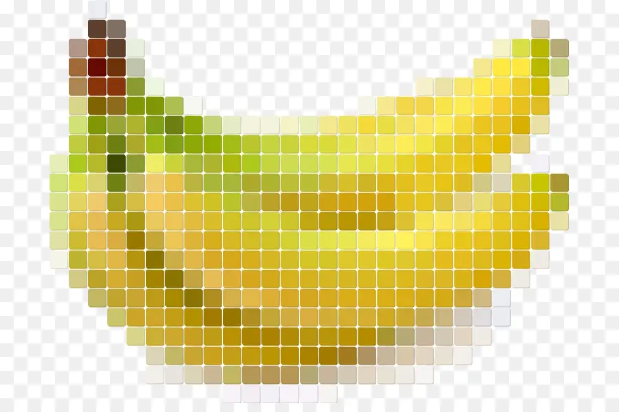 Plátano Pixelado，Banana PNG