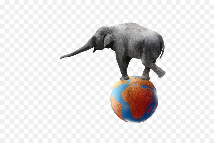 Elefante En Globo，Elefante PNG