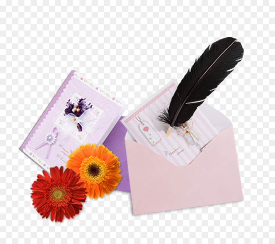 Sobre Y Flores，Tarjeta PNG