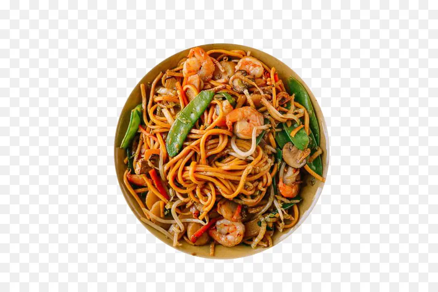 Los Fideos Fritos，Chow Mein PNG