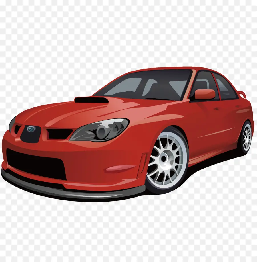 Coche Rojo，Automóvil PNG